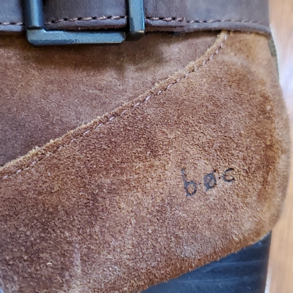 Dakota BOC by Born distressed brown suede riding boots size 8 - Picture 8 of 13